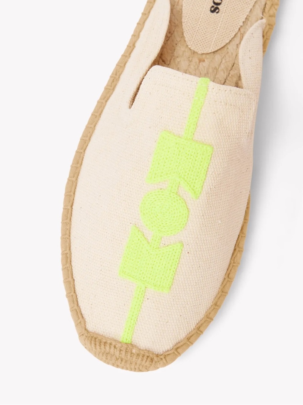 Soludos x Molyan Neon Smoking Mule Espadrilles NEW - Picture 2 of 11